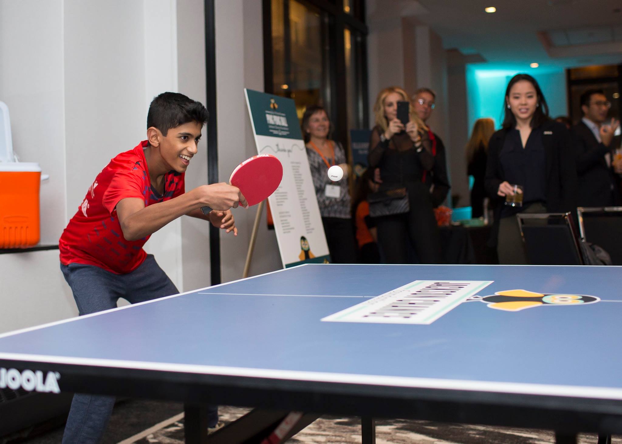 Sid And Nandan At Jackson Chance Foundation 6th Annual Ping Pong Ball